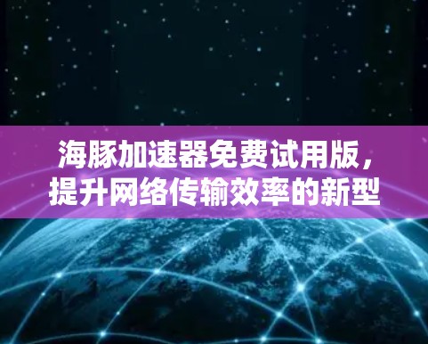 海豚加速器免费试用版，提升网络传输效率的新型通信解决方案