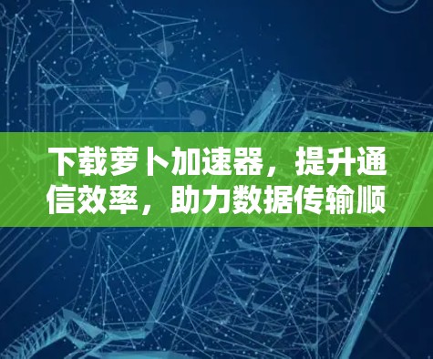 下载萝卜加速器，提升通信效率，助力数据传输顺畅