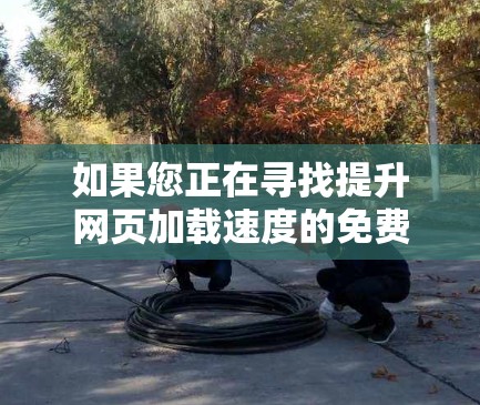 如果您正在寻找提升网页加载速度的免费工具,可以考虑以下几种方法