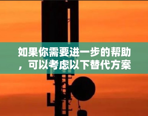 如果你需要进一步的帮助,可以考虑以下替代方案