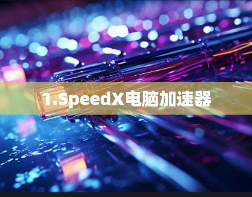1.SpeedX电脑加速器 1.SpeedX电脑加速器